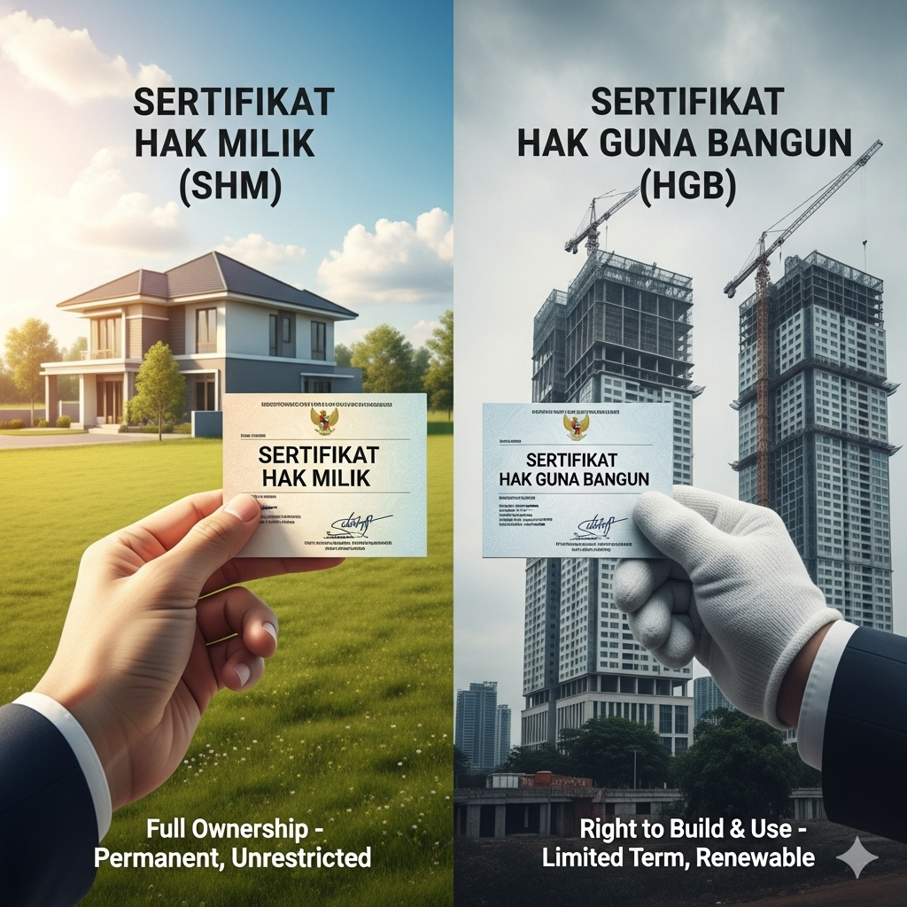 Perbedaan SHM dan HGB: Mana yang Lebih Menguntungkan? | Klinik Pertanahan 082123006979